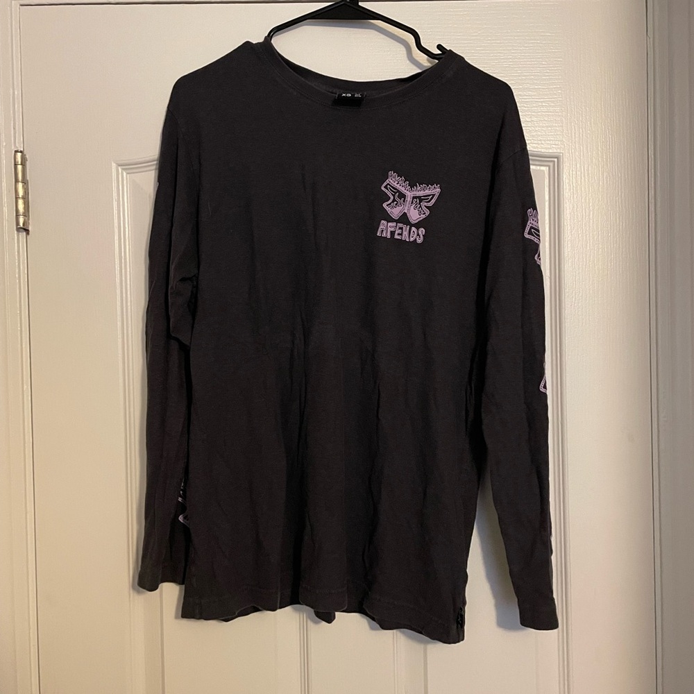 Afends Gray Long Sleeve Tee